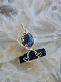 Blue kyanite pendant