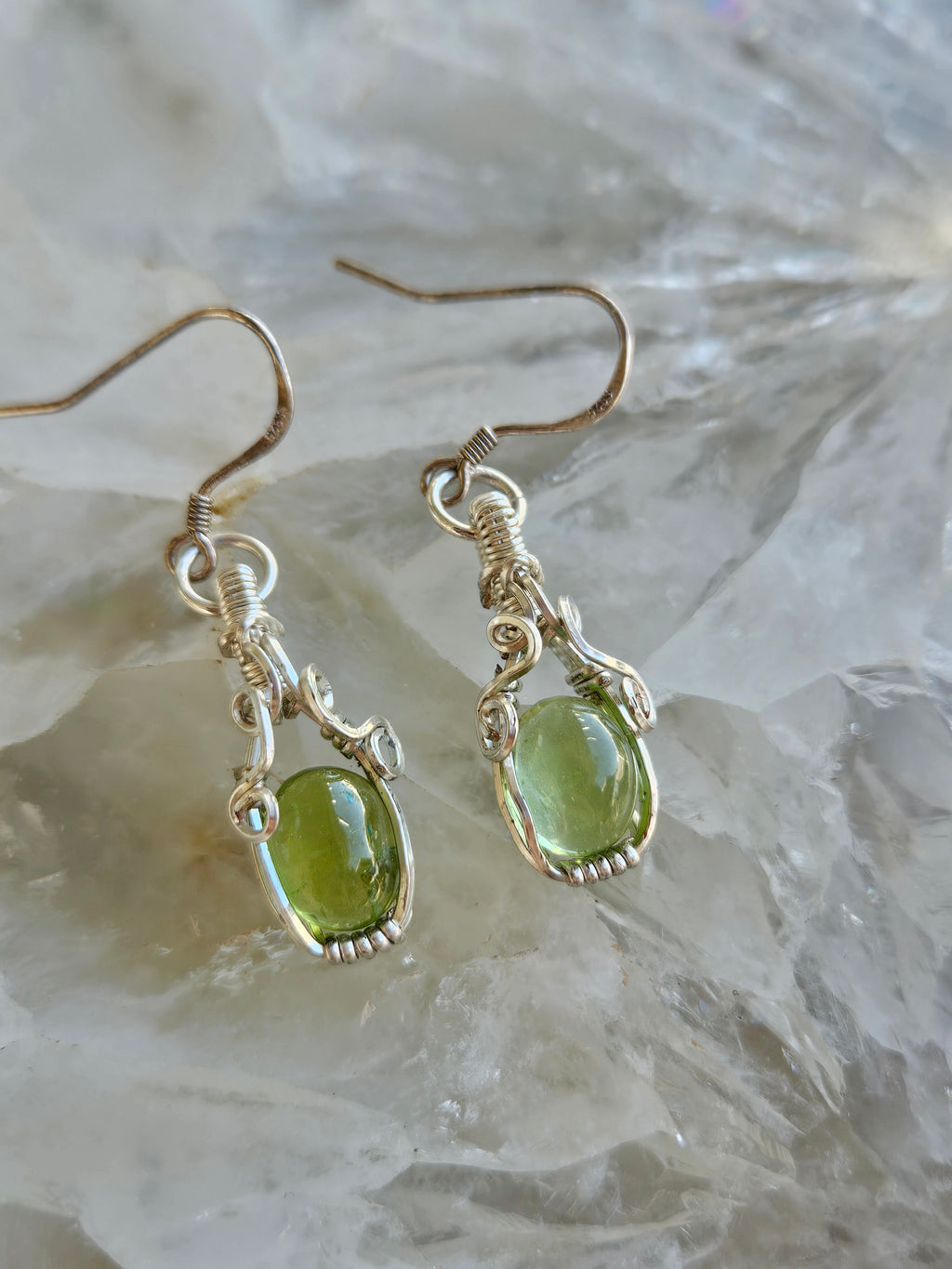 Peridot earrings