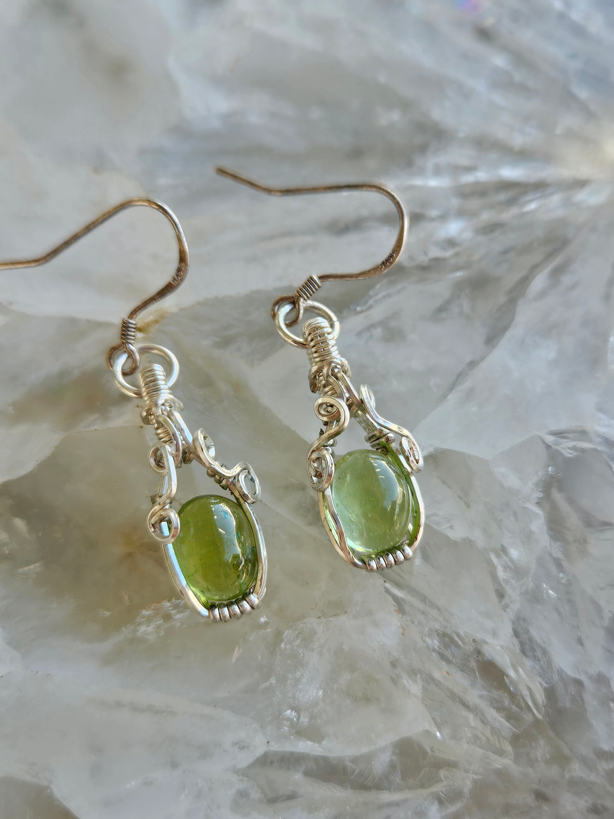 Peridot earrings