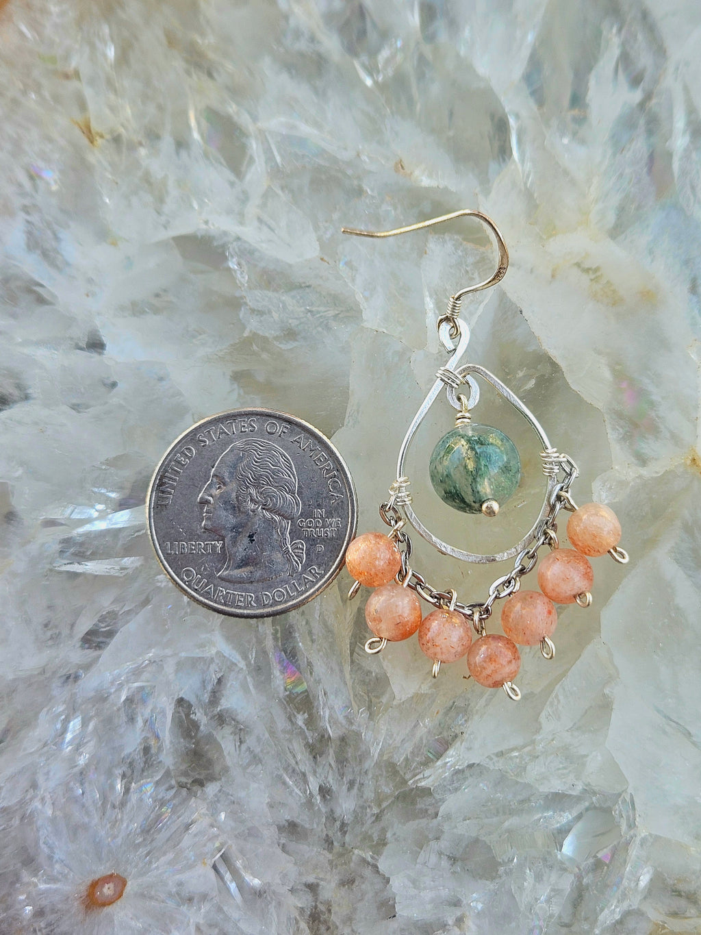 Overgrown garden earrings