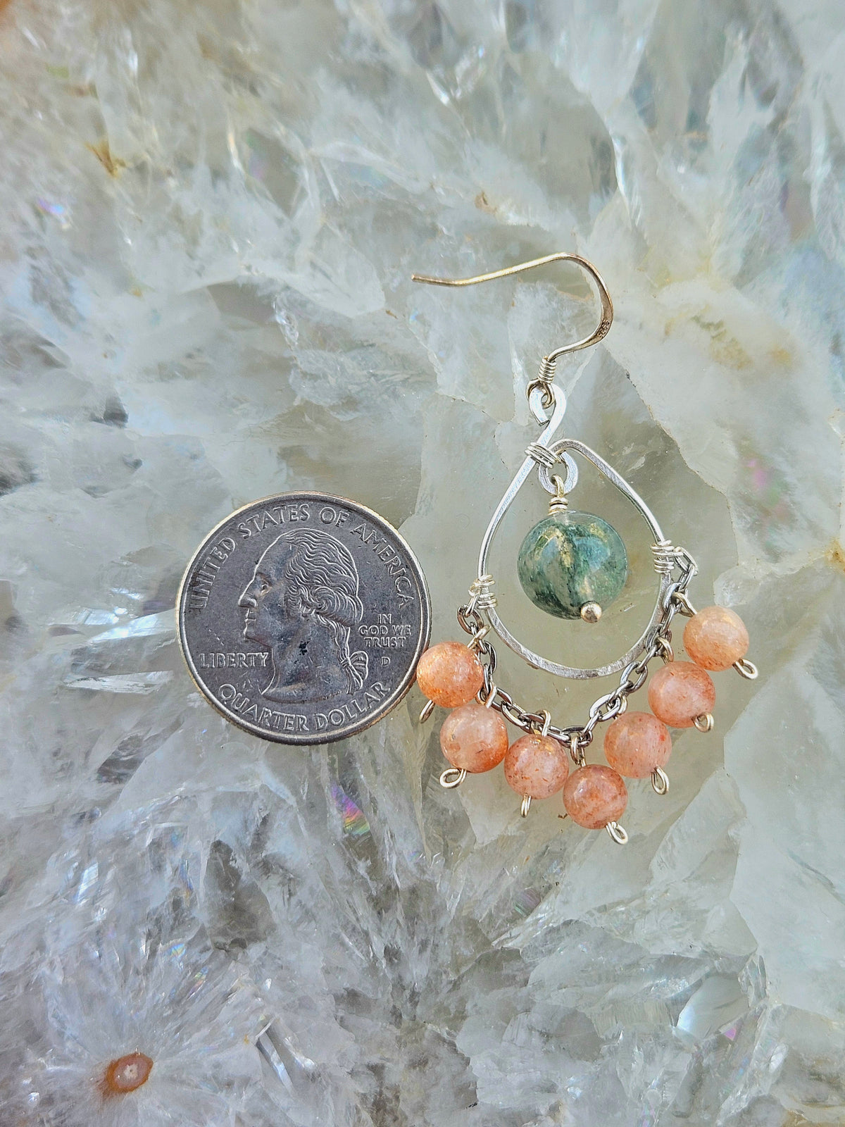 Overgrown garden earrings