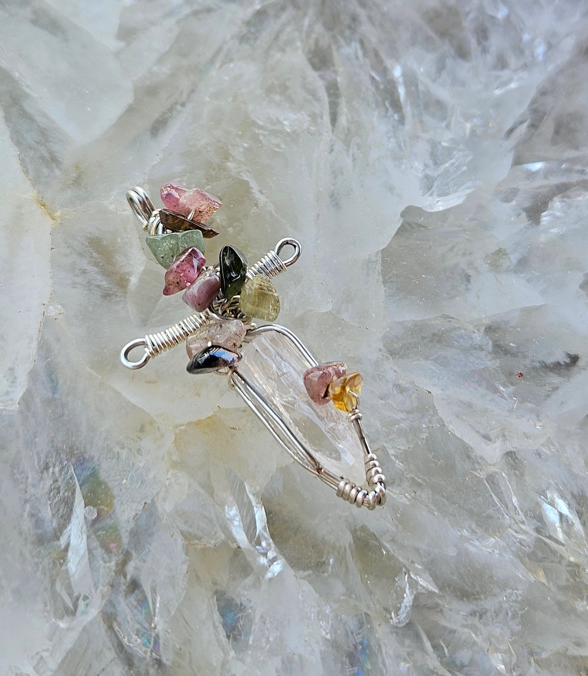 Overgrown Garden sword pendant