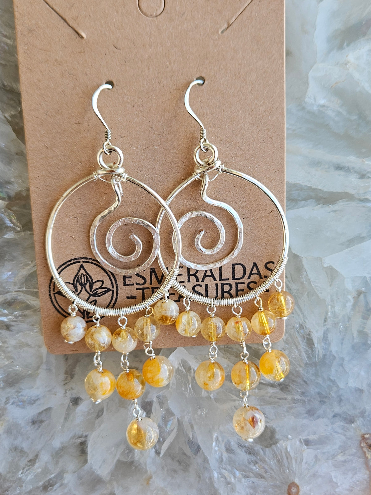 Citrine earrings