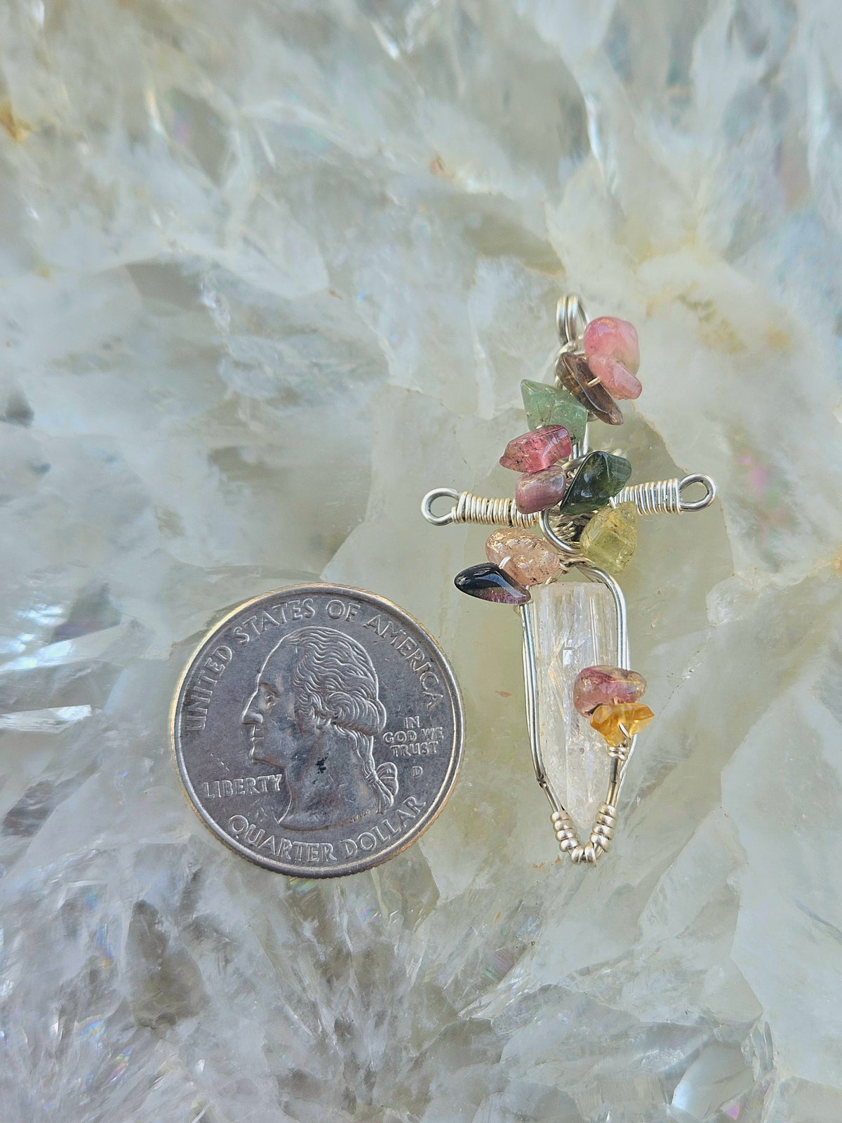 Overgrown Garden sword pendant