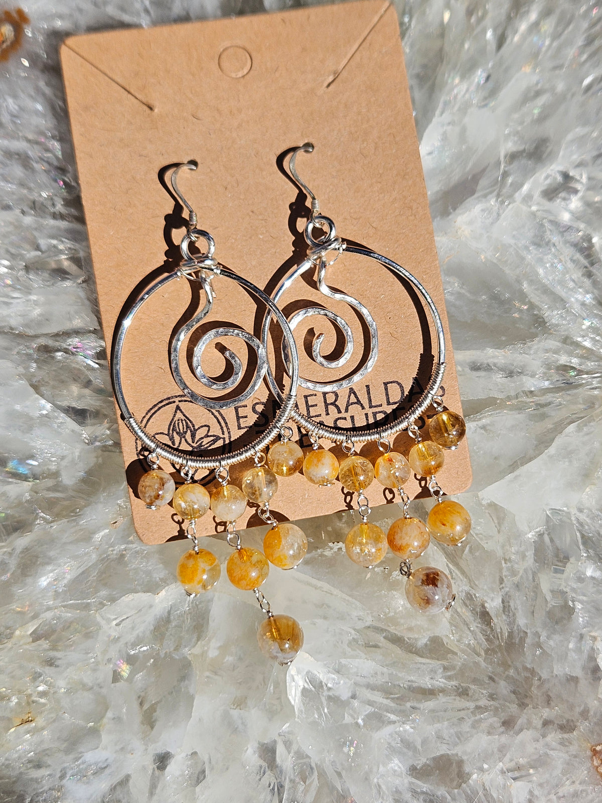Citrine earrings