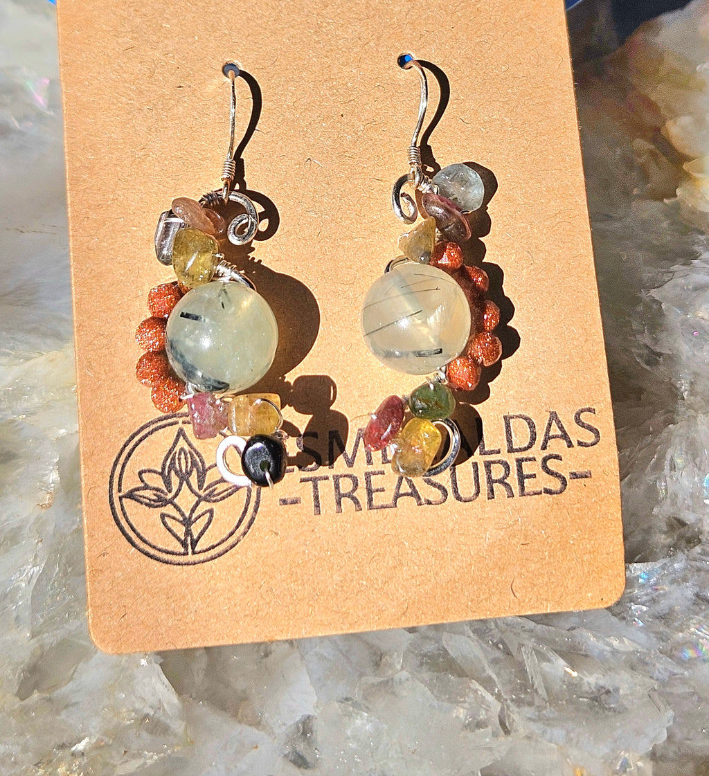 Overgrown Garden earrings