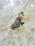 Overgrown Garden butterfly wing pendant