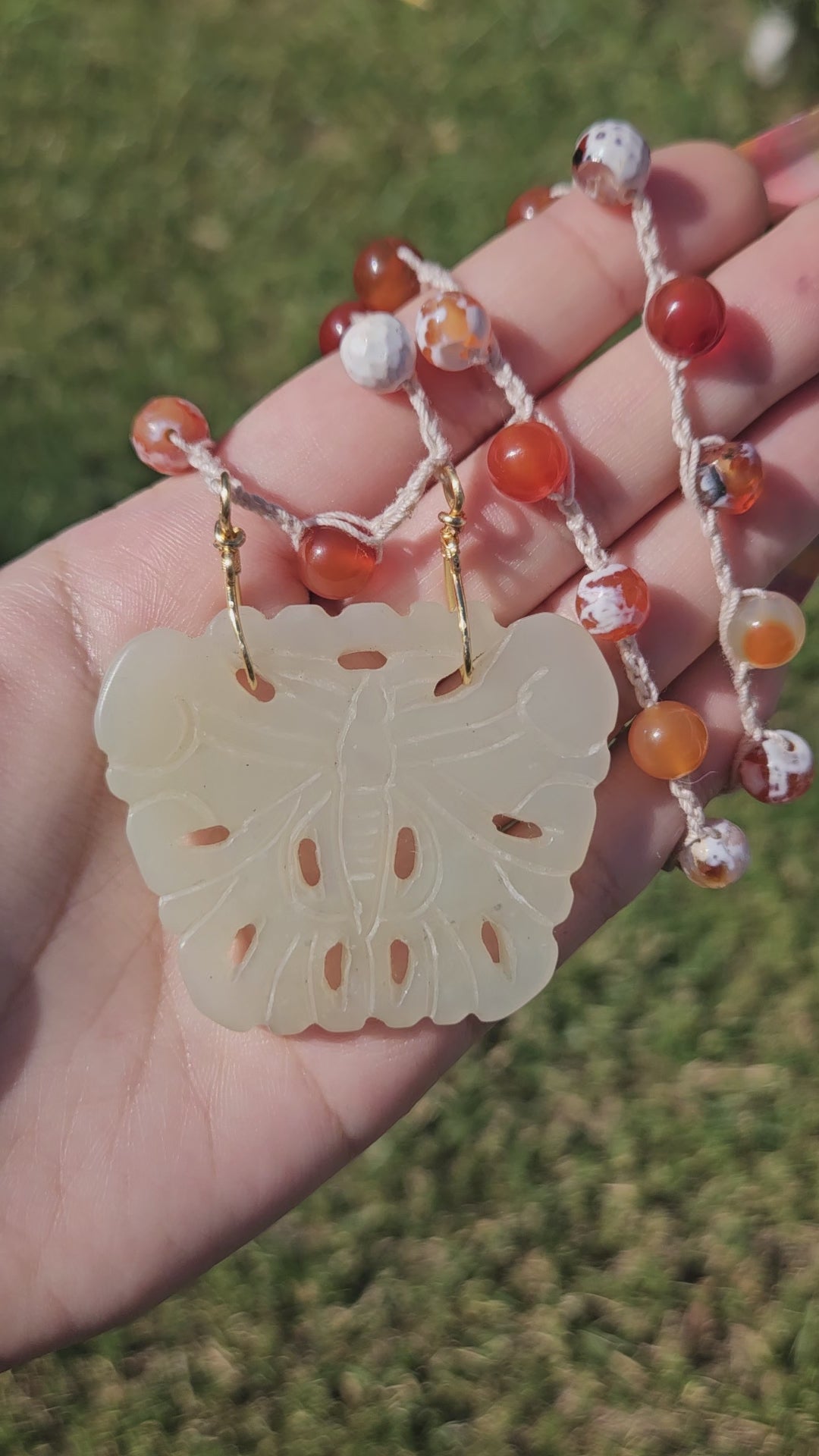 Overgrown garden necklace