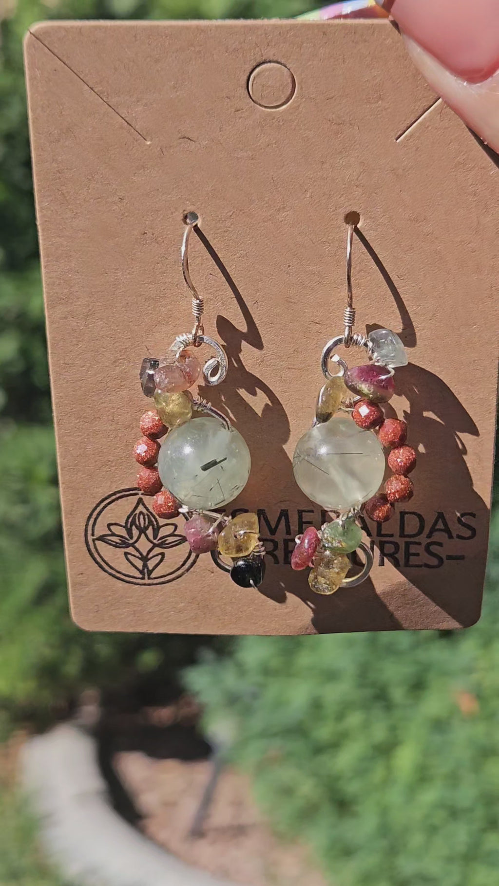 Overgrown Garden earrings