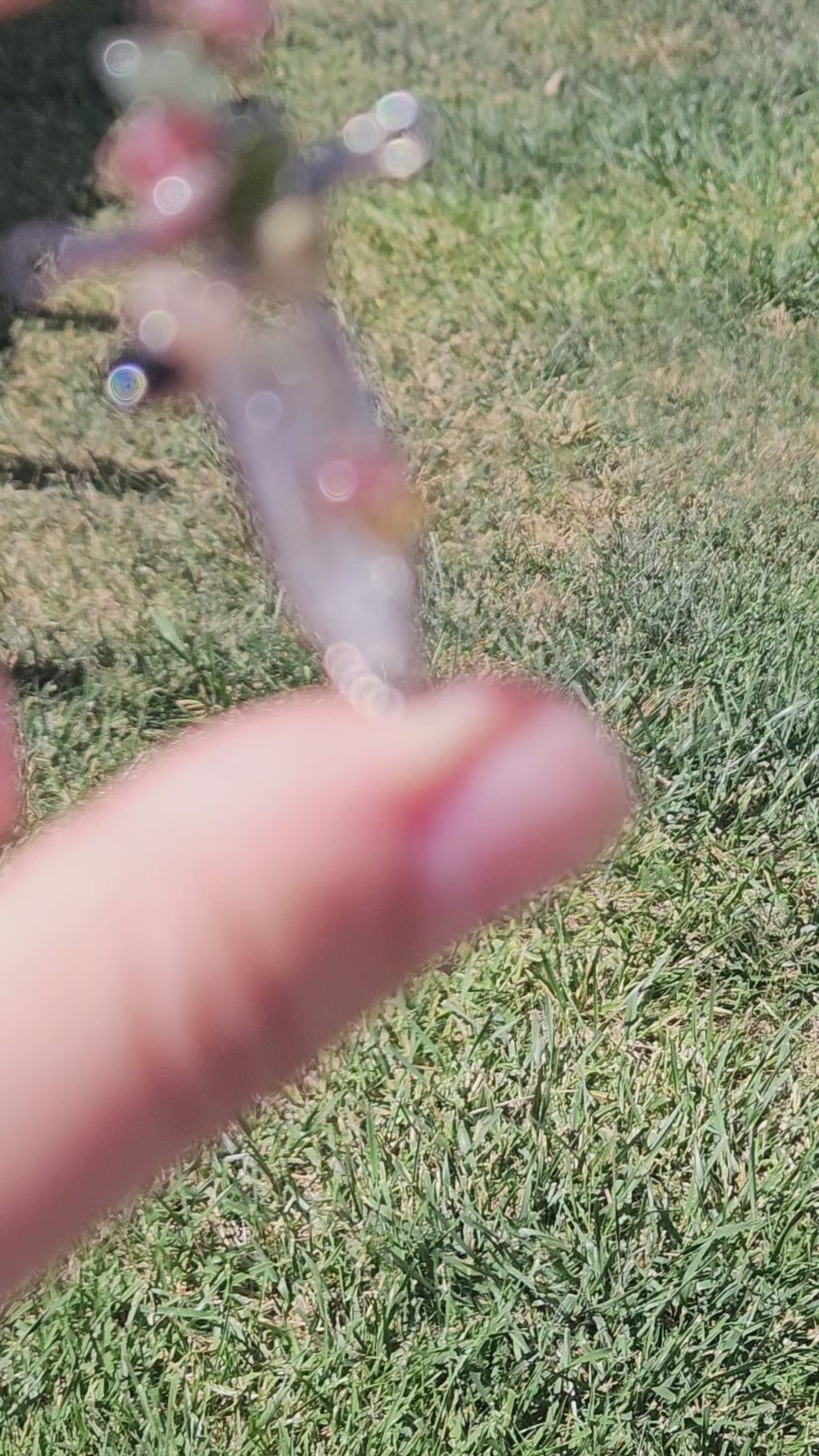 Overgrown Garden sword pendant