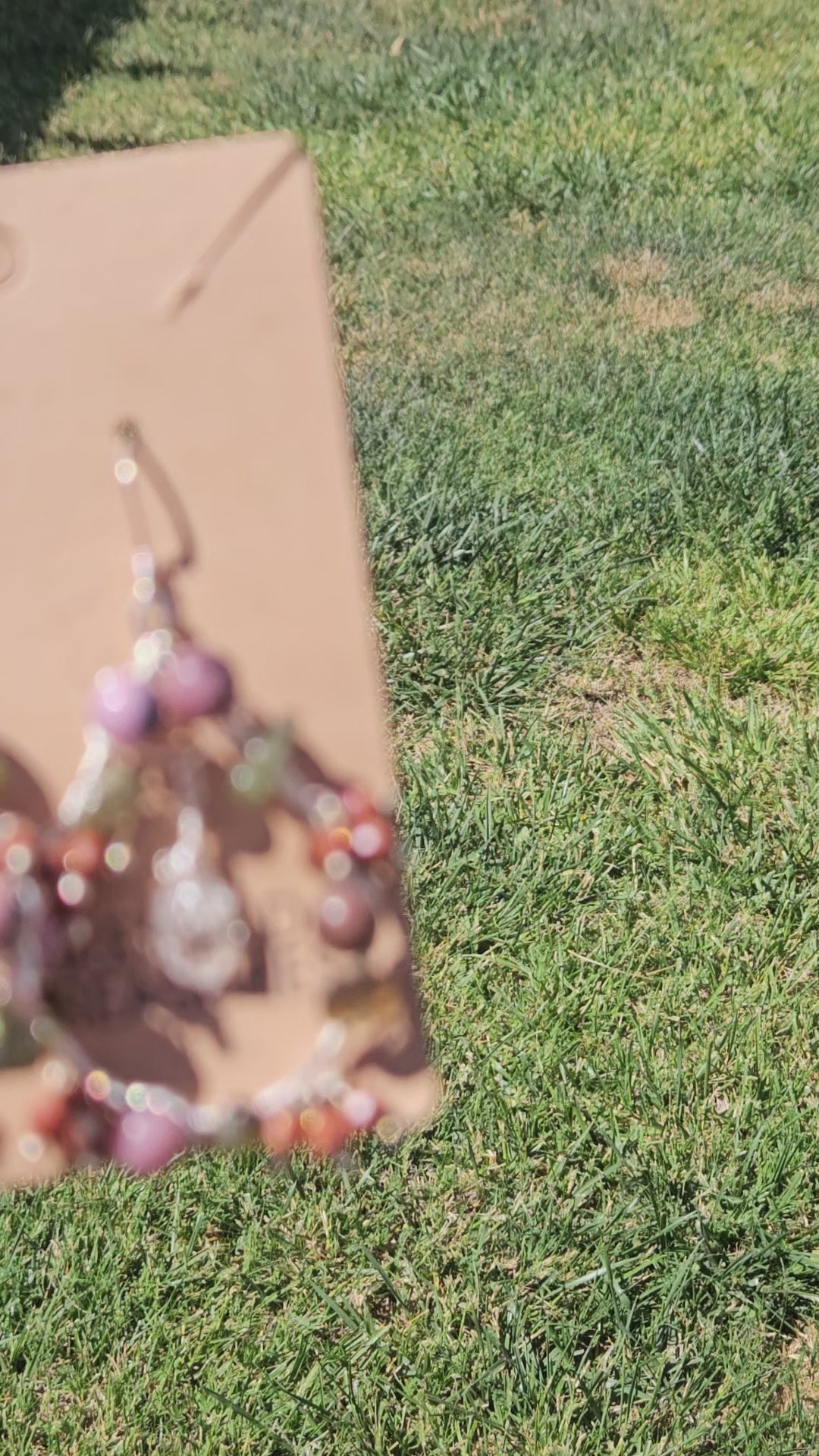 Overgrown garden halo earrings