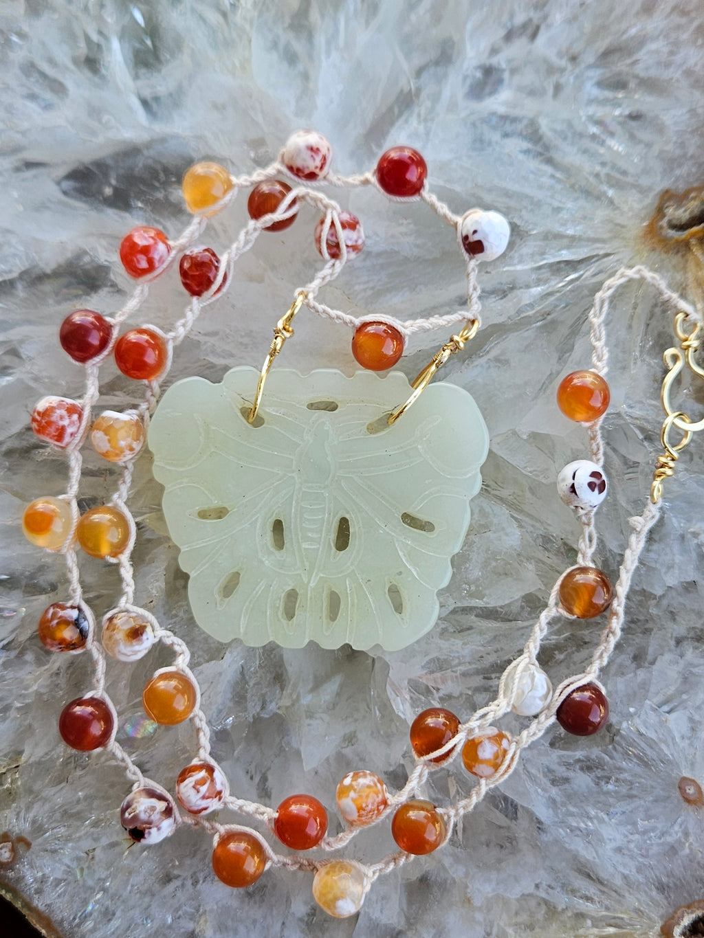 Overgrown garden necklace