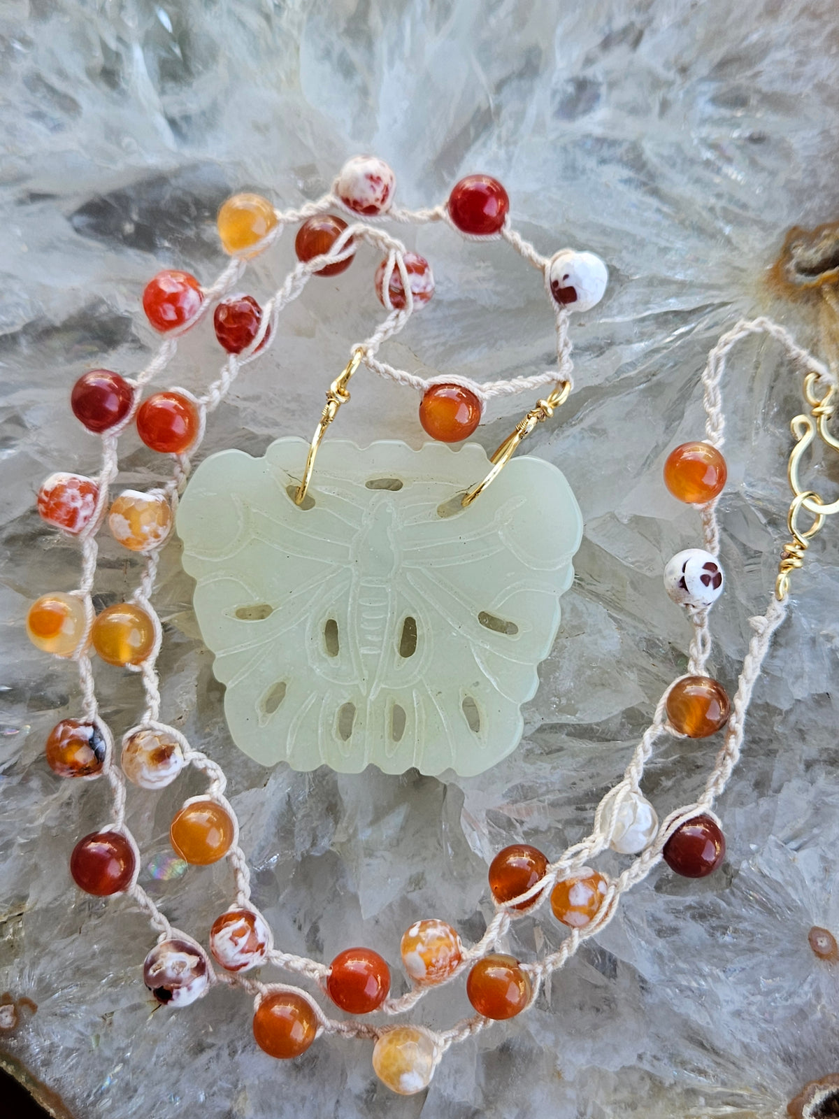 Overgrown garden necklace