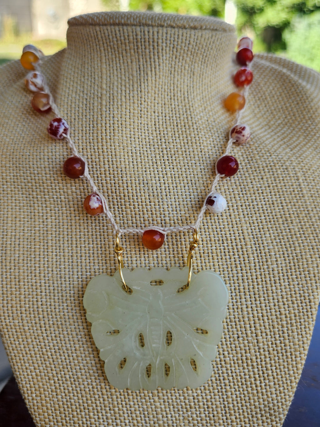 Overgrown garden necklace