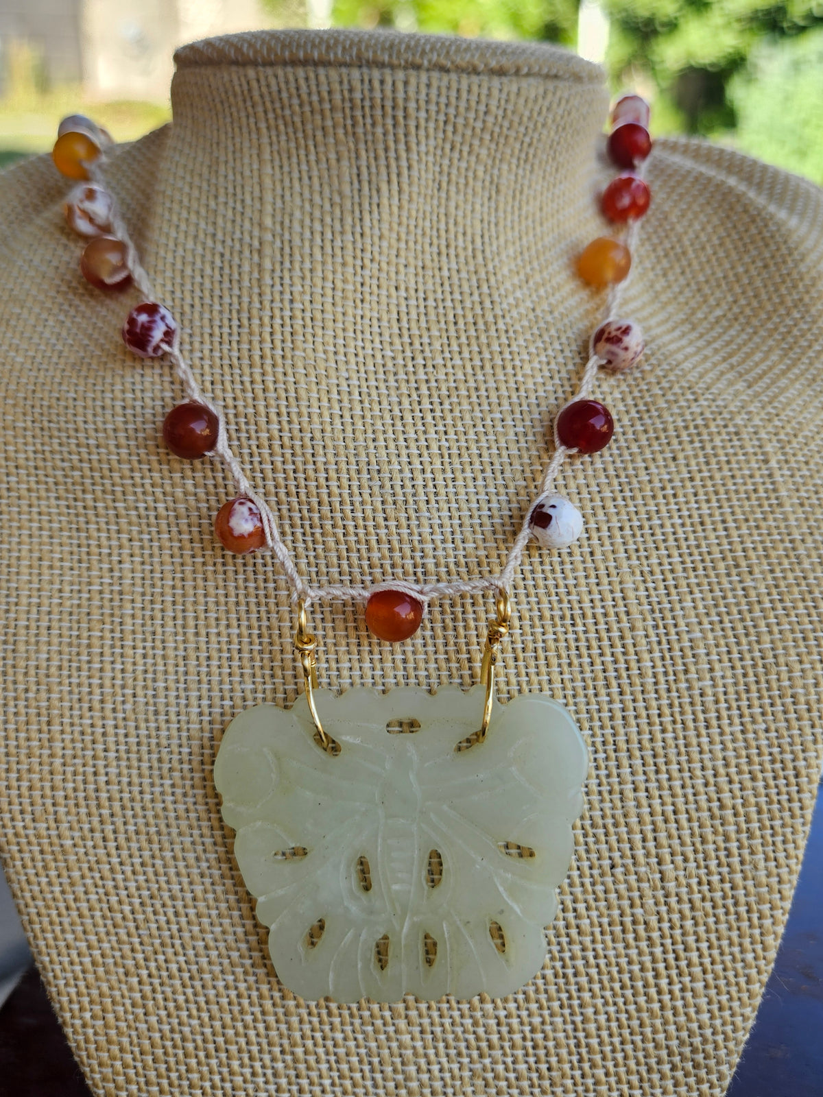 Overgrown garden necklace