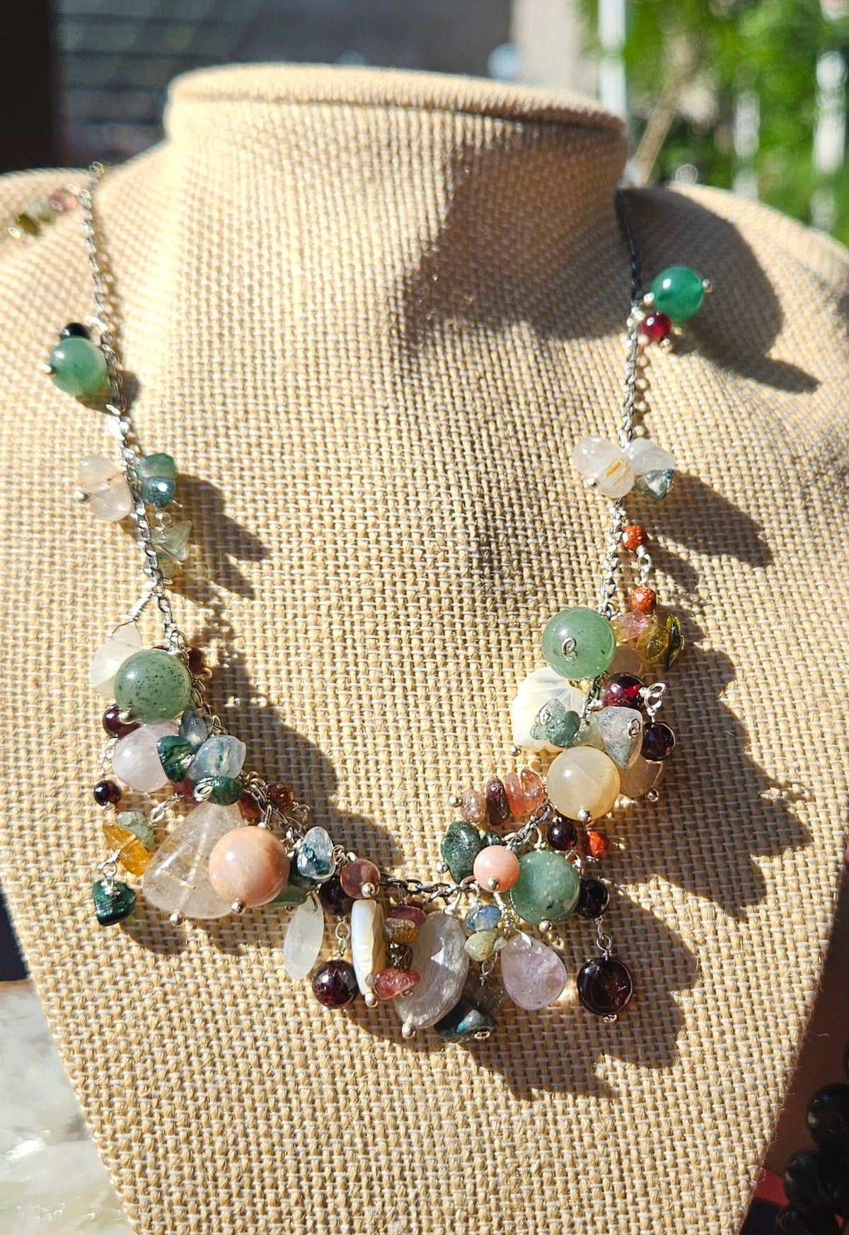 Overgrown garden necklace