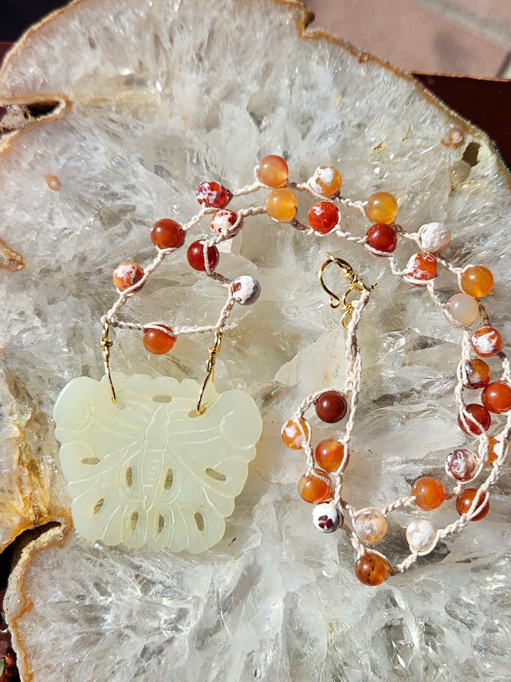 Overgrown garden necklace